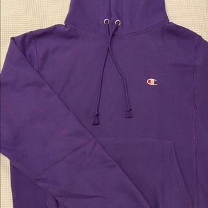 Purple champion hoodie